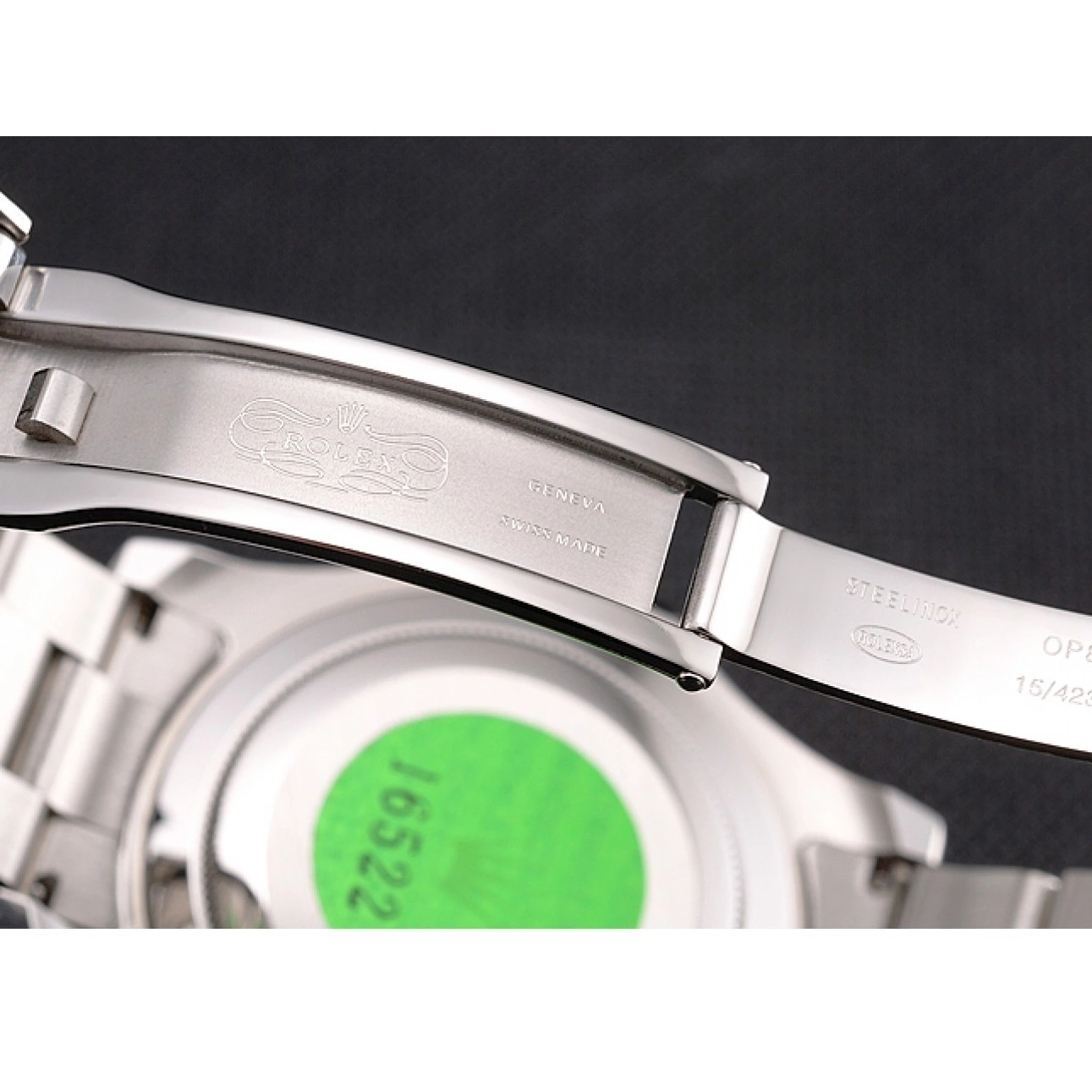 Aaa replica watch Stainless And Yacht-Master Dial Case Rolex Black Steel Bracelet 0706
